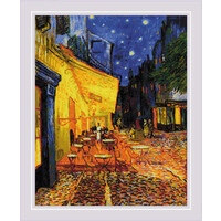 Borduurpakket Cafe Terrace at Van Gogh's painting - RIOLIS