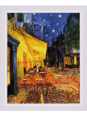 RIOLIS Borduurpakket Cafe Terrace at Van Gogh's painting - RIOLIS