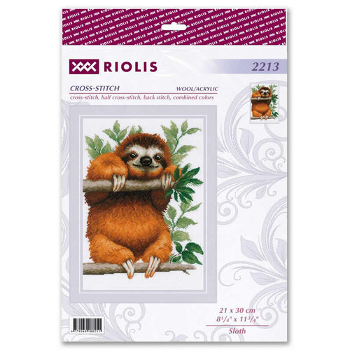 RIOLIS Borduurpakket Sloth - RIOLIS