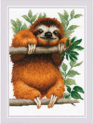 RIOLISf Borduurpakket Sloth - RIOLIS RIOLISf Borduurpakket Sloth - RIOLIS