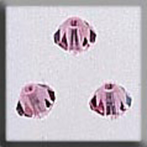 Mill Hill Crystal Treasures Rondele-Light Rose AB - Mill Hill