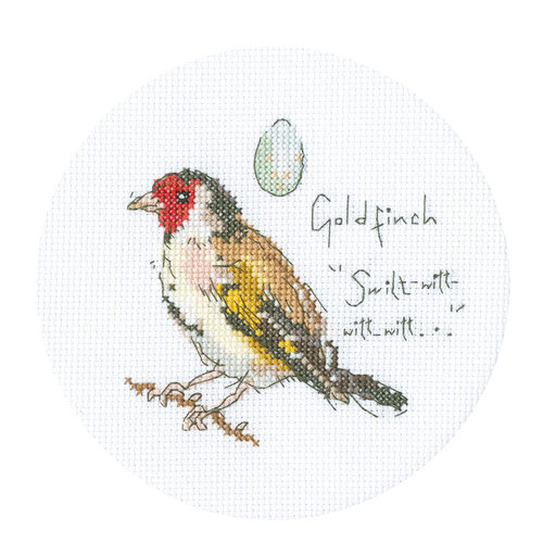 Bothy Threads Borduurpakket Madeleine Floyd - Little Goldfinch - Bothy Threads Bothy Threads Borduurpakket Madeleine Floyd - Little Goldfinch - Bothy Threads
