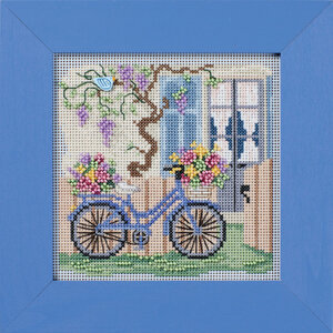 Mill Hill Buttons Beads Spring Series: Blue Bicycle