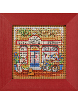 Mill Hill Buttons Beads Spring Series: Main Street Bicycle Emporium