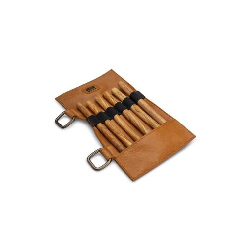 Muud Muud Carita E - Handgemaakt leren inleg voor sokkennaalden of haaknaalden Muud Muud Carita E - Handgemaakt leren inleg voor sokkennaalden of haaknaalden