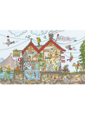 Bothy Threads Borduurpakket Amanda Loverseed - Cut Thru' Adventure Holiday - Bothy Threads