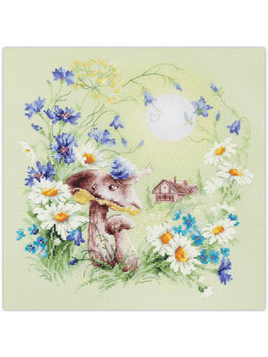 Magic Needle CI Borduurpakket Meadow Stories - Snail - Magic Needle