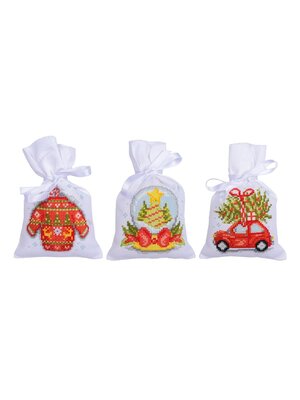Vervaco Kruidenzakje kit Typisch kerstmis set van 3