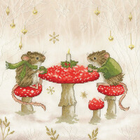 Borduurpakket Sarah Summers - Toadstool Treats - Bothy Threads