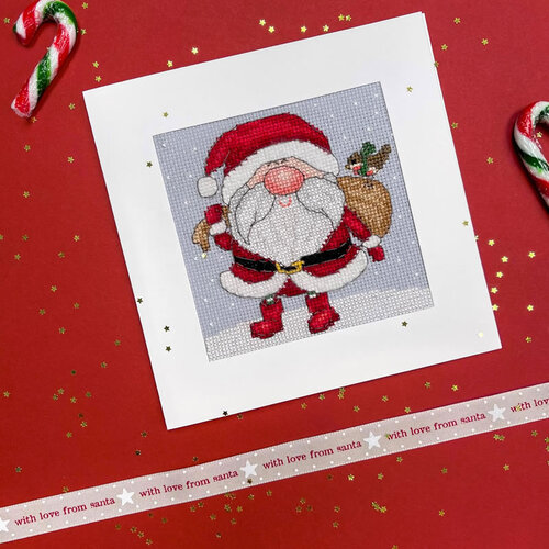 Bothy Threads Borduurpakket Jenny Barton - Jolly Santa - Bothy Threads