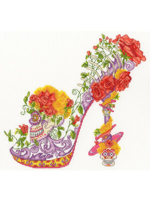 Bothy Threads Borduurpakket Sally King - La Catrina - Bothy Threads