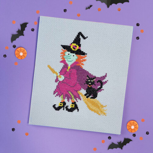 Bothy Threads Borduurpakket Kate Hadfield - Spooky - Witch - Bothy Threads Bothy Threads Borduurpakket Kate Hadfield - Spooky - Witch - Bothy Threads