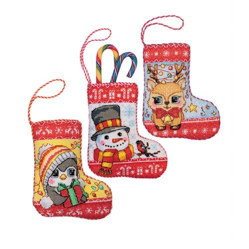 RIOLIS Borduurpakket Christmas Stockings - RIOLIS