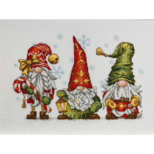 RIOLIS Borduurpakket Jolly Gnomes - RIOLIS