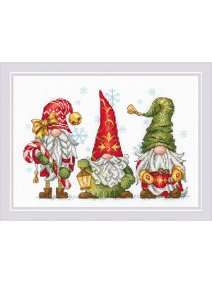 RIOLIS Borduurpakket Jolly Gnomes - RIOLIS