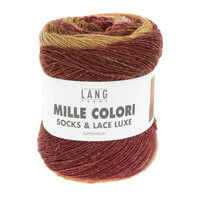 Lang Yarns Mille Colori Socks&Lace Luxe 859.0211 - Roest/Oranje/Mosterd
