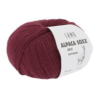 Lang Yarns Alpaca Soxx 1062.0062 - Donkerrood