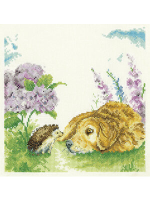Heritage Crafts Borduurpakket Hydrangea Hideaway - Heritage Crafts