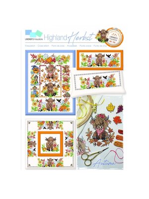 Lindner’s Kreuzstiche Patroon Lindner 159 - Highland Herfst