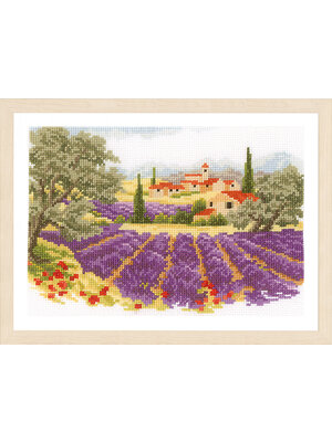 Vervaco Telpakket kit Lavendellandschap Vervaco Telpakket kit Lavendellandschap