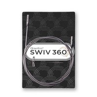 SWIV360 Silver Kabel (L) maten van 5 t/m 125 cm