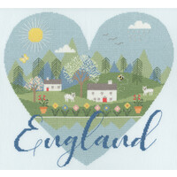Borduurpakket Hilary Yafai - Heart Of England - Bothy Threads