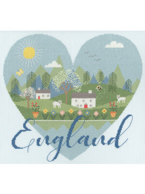 Bothy Threads Borduurpakket Hilary Yafai - Heart Of England - Bothy Threads Bothy Threads Borduurpakket Hilary Yafai - Heart Of England - Bothy Threads