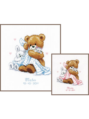 Vervaco Telpakket kit Beertje met dekentje