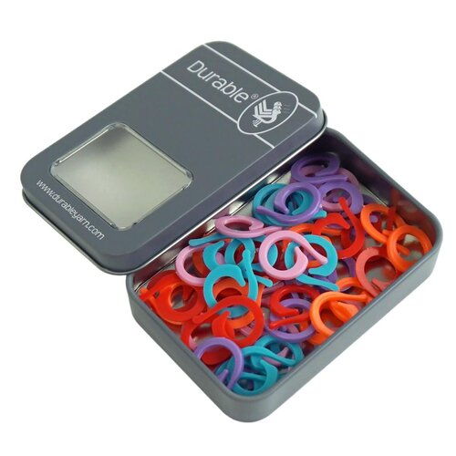 Durable Durable Stekenmarkeerders open 19mm, 50 stuks assorti kleuren