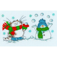Borduurpakket The Margaret Sherry Collection - It's Snow Fun Without You - Bothy Threads