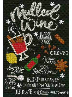 Bothy Threads Borduurpakket Letters By Julia - Mulled Wine - Bothy Threads Bothy Threads Borduurpakket Letters By Julia - Mulled Wine - Bothy Threads