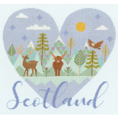 Bothy Threads Borduurpakket Hilary Yafai - Heart Of Scotland - Bothy Threads Bothy Threads Borduurpakket Hilary Yafai - Heart Of Scotland - Bothy Threads