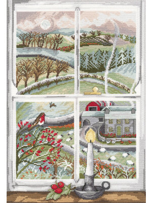 Bothy Threads Borduurpakket Lizzie Spikes - Rosehip Window - Bothy Threads Bothy Threads Borduurpakket Lizzie Spikes - Rosehip Window - Bothy Threads