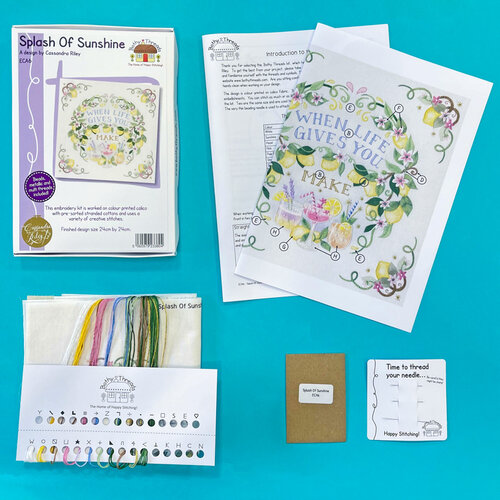 Bothy Threads Vrij borduren pakket Cassandra Riley - Splash Of Sunshine - Bothy Threads Bothy Threads Vrij borduren pakket Cassandra Riley - Splash Of Sunshine - Bothy Threads