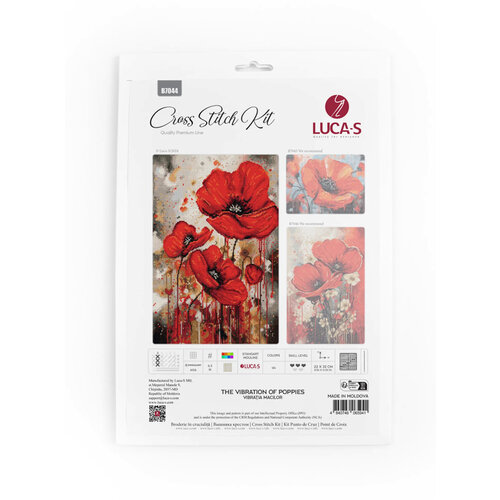 Luca-S Borduurpakket The Vibration of Poppies - Luca-S