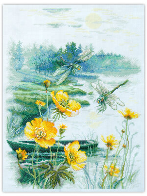 Magic Needle CI Borduurpakket Foggy Morning - Magic Needle