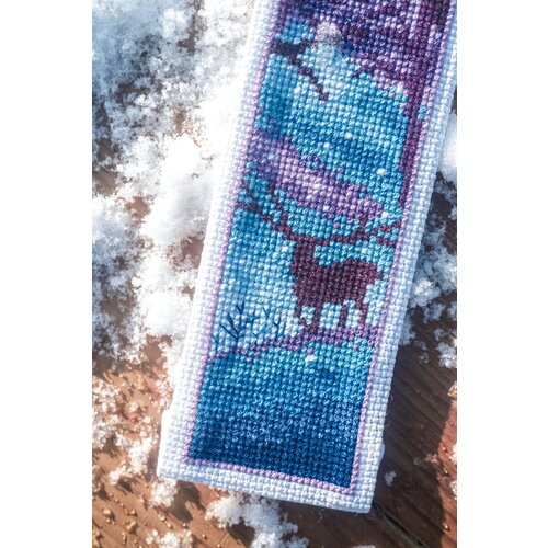 Vervaco Bladwijzer kit Kat en hert set van 2