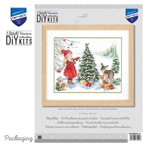 Vervaco Telpakket kit Versieren voor Kerstmis