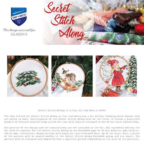 Vervaco Telpakket kit Versieren voor Kerstmis