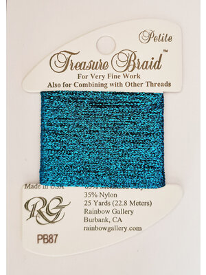 Rainbow Gallery Petite Treasure Braid - Mediterranean Blue - Rainbow Gallery