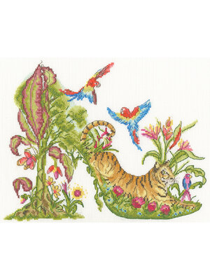 Bothy Threads Borduurpakket Sally King - Walk On The Wild Side - Bothy Threads