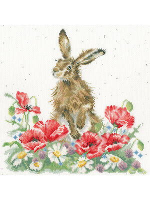 Bothy Threads Borduurpakket Hannah Dale - Field Of Flowers - Bothy Threads