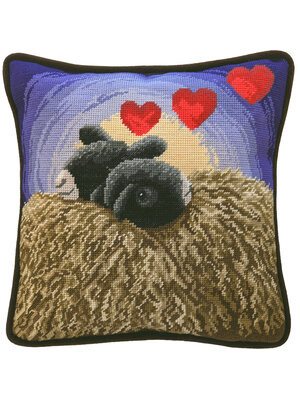 Bothy Threads Petit Point borduurpakket Lucy Pittaway - Hearts And Hugs - Bothy Threads