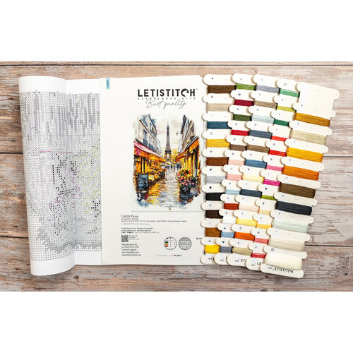 Leti Stitch Borduurpakket Paris - Leti Stitch
