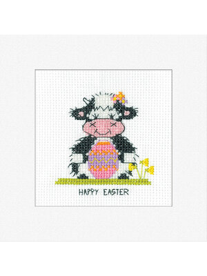 Heritage Crafts Borduurpakket Milkshake Card - Easter - Heritage Crafts
