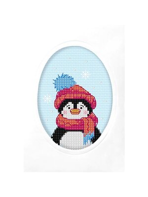 Orchidea Kerstkaart Pinguïn - Orchidea