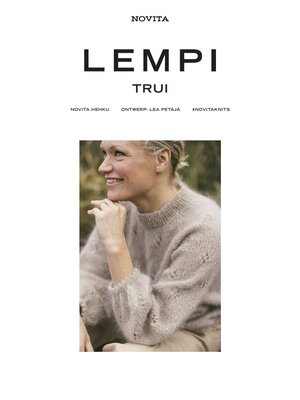 Novita Novita - Single Pattern - Trui Lempi - patroon