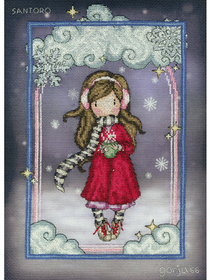 Bothy Threads Borduurpakket Snowflake Kisses - Bothy Threads