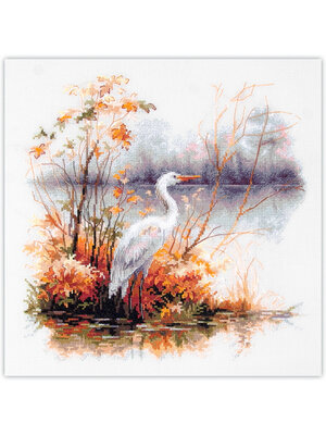 Magic Needle CI Borduurpakket White Heron - Magic Needle