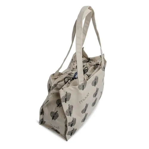Muud  Muud 100% Recycled Katoenen Shopper - Hearts
